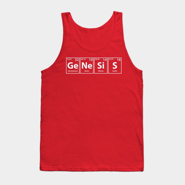 Genesis Elements Spelling Tank Top by cerebrands